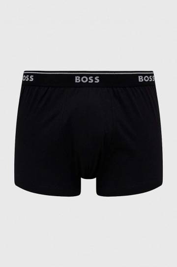 Хлопковые боксёры BOSS 3 шт цвет чёрный Хлопковые боксёры BOSS 3 шт цвет чёрный