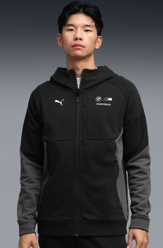 BMW M Motorsport TECH Mens Full-Zip Hoodie