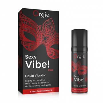 Жидкий вибратор Orgie Sexy Vibe! Hot Liquid Vibrator, 15 мл Жидкий вибратор Orgie Sexy Vibe! Hot Liquid Vibrator, 15 мл