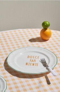 Тарілка - жовтий