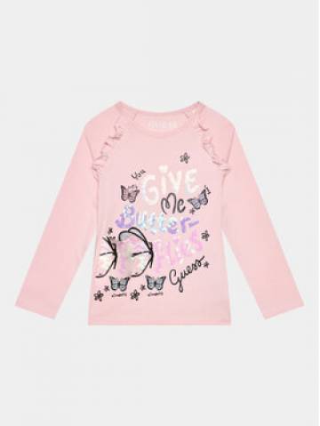 Guess Блузка K3BI12 J1314 Рожевий Regular Fit Guess Блузка K3BI12 J1314 Рожевий Regular Fit