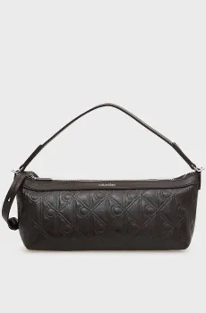 Женская темно-коричневая сумка Allover Коричневый ONESIZE Calvin Klein LV04F3873G