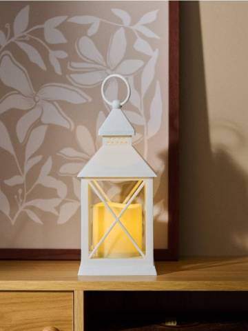 LED лампа у формі ліхтарика - білий LED лампа у формі ліхтарика - білий