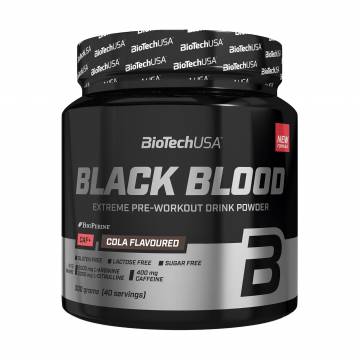 Предтренировочный комплекс BioTech USA Black Blood CAF+ Кола, в порошке, 300 г Предтренировочный комплекс BioTech USA Black Blood CAF+ Кола, в порошке, 300 г