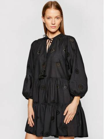 Seafolly Літня сукня Embroidery 54155-DR Чорний Regular Fit Seafolly Літня сукня Embroidery 54155-DR Чорний Regular Fit