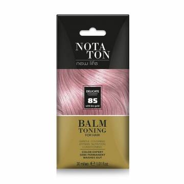 Тонирующий бальзам для волос Notaton New Life Balm Toning с био-золотом, 85 Нежная клубника, 30 мл Тонирующий бальзам для волос Notaton New Life Balm Toning с био-золотом, 85 Нежная клубника, 30 мл