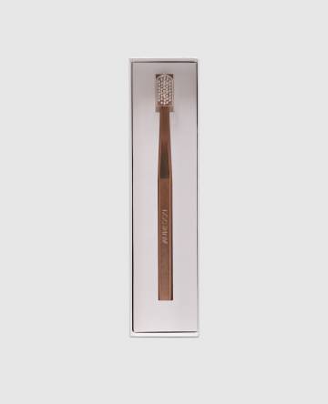 Зубная щетка 18К Rose Gold средней жесткости с покрытием 18 карат Зубная щетка 18К Rose Gold средней жесткости с покрытием 18 карат