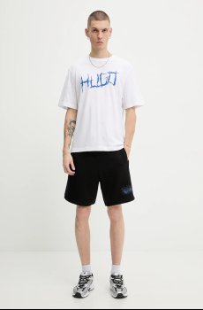 Хлопковая футболка Hugo Blue Namerix