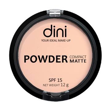 Компактная матирующая пудра для лица Dini Compact Matte Powder SPF 15, 01, 12 г