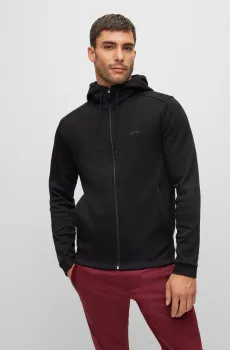 Мужское черное худи Черный XXL BOSS 50469104;001