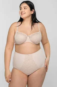 Женские бежевые трусики Бежевый XXL brabrabra 22011