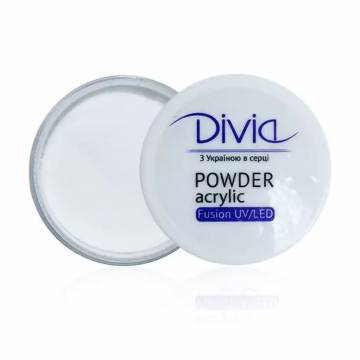 Акриловая пудра для ногтей Divia Acrylic Powder Fusion UV/LED, 8 г (Di1814) Акриловая пудра для ногтей Divia Acrylic Powder Fusion UV/LED, 8 г (Di1814)
