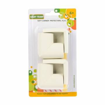 Накладки на углы Baby Team мягкие, от 6 месяцев, 4 шт (7606)