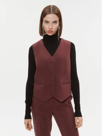 DKNY Костюмний жилет UG3VX083 Бордовий Regular Fit DKNY Костюмний жилет UG3VX083 Бордовий Regular Fit