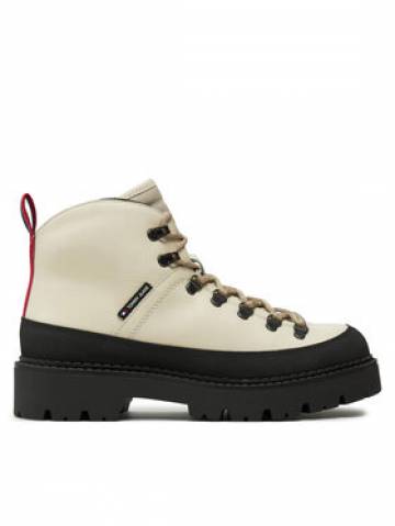 Tommy Jeans Черевики туристичні Tjm Hiking Boot Wl EM0EM01491 Écru Tommy Jeans Черевики туристичні Tjm Hiking Boot Wl EM0EM01491 Écru