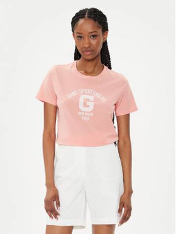 Gant Футболка Logo 4200849 Кораловий Regular Fit Gant Футболка Logo 4200849 Кораловий Regular Fit