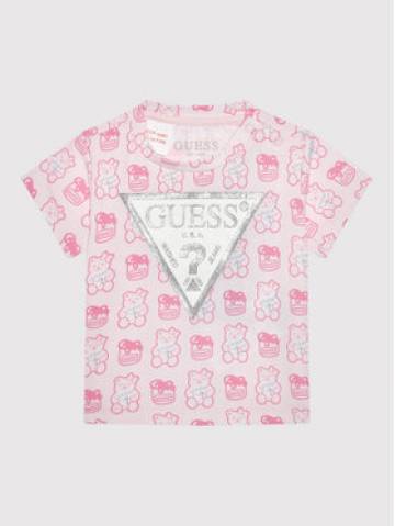 Guess Футболка H1YT00 K6YW1 Рожевий Regular Fit Guess Футболка H1YT00 K6YW1 Рожевий Regular Fit