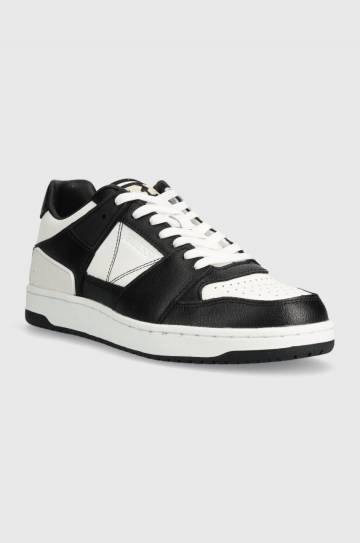 Кожаные кроссовки Guess SAVA LOW цвет чёрный FMJSAW ELE12 Кожаные кроссовки Guess SAVA LOW цвет чёрный FMJSAW ELE12