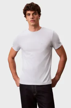 Мужская голубая футболка SLIM Голубой XL Calvin Klein LV04LC240G