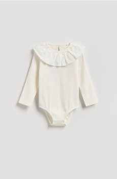Reserved - Боді з коміром - кремовий - 090HU-01X
