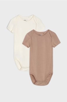 Боді з бамбукового волокна 2 pack - кремовий
