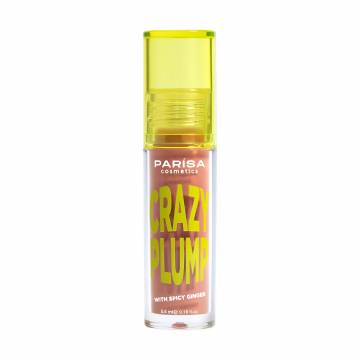 Блеск-плампер для губ Parisa Cosmetics Crazy Plump Lipgloss 104 Beige Sense, 5.5 мл Блеск-плампер для губ Parisa Cosmetics Crazy Plump Lipgloss 104 Beige Sense, 5.5 мл