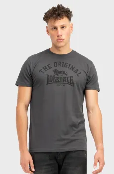 Мужская серая футболка ORIGINAL Серый M Lonsdale 112048