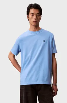 Мужская голубая футболка EASY MONOGRAM Голубой XXL Calvin Klein Jeans LV04RC275G