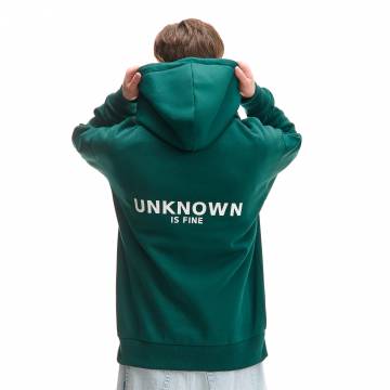 Cropp - зелена толстовка - темно-зелений Cropp - зелена толстовка - темно-зелений