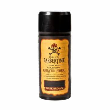 Мужская тонирующая пудра для волос Barbertime Hair Building Keratin Fiber, Dark Brown, 21 г Мужская тонирующая пудра для волос Barbertime Hair Building Keratin Fiber, Dark Brown, 21 г