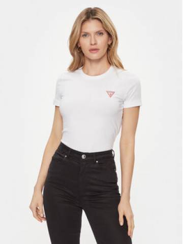 Guess Футболка W2YI44 J1314 Білий Slim Fit Guess Футболка W2YI44 J1314 Білий Slim Fit