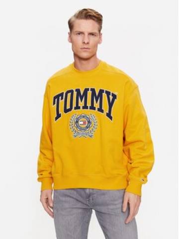 Tommy Jeans Світшот College Graphic DM0DM16804 Жовтий Boxy Fit Tommy Jeans Світшот College Graphic DM0DM16804 Жовтий Boxy Fit