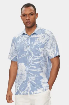 Мужская льняная рубашка с узором Разноцветный S Guess M4GH39.WG3L0;P7QV