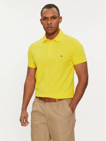 Tommy Hilfiger Поло 1985 MW0MW17771 Жовтий Slim Fit Tommy Hilfiger Поло 1985 MW0MW17771 Жовтий Slim Fit