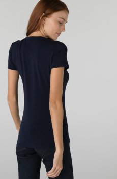 Lacoste футболка жіноча з V-вирізом