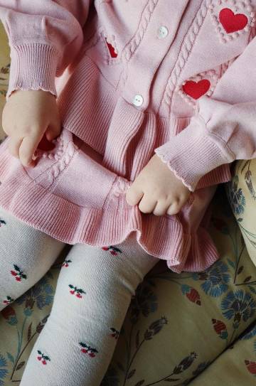 Детские колготки Konges Sløjd 2 шт цвет розовый