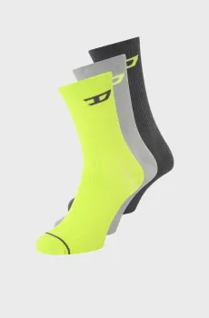 Мужские носки (3 пары) CALZINO Разноцветный 35-38 Diesel A17883 0LKBI