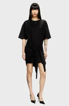 Женское черное платье D-EIVOR Черный S Diesel A19232 0NIAX