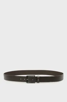 Мужской темно-коричневый кожаный ремень OLIVIER Коричневый 105 Tommy Hilfiger AM0AM13755