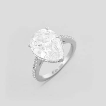 Кольцо Эхо серебра