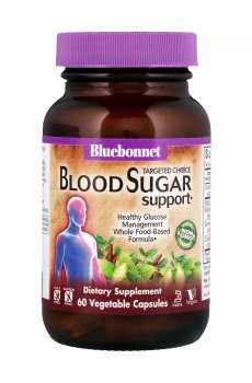 Контроль сахара в крови Bluebonnet Nutrition Targeted Choice Blood Sugar Support, 60 капсул