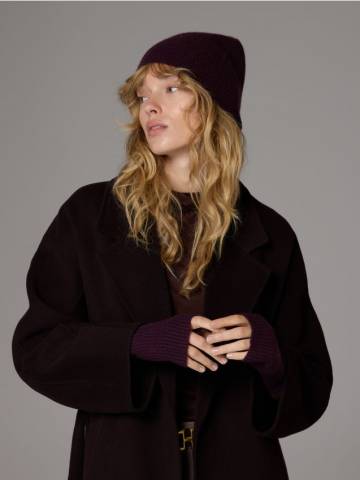 Reserved - LADIES` MITTENS - червоне дерево - 274GX-93X Reserved - LADIES` MITTENS - червоне дерево - 274GX-93X