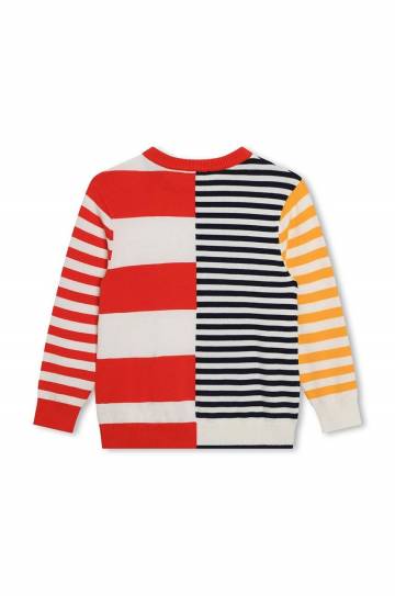 Детский хлопковый свитер Kenzo Kids цвет красный лёгкий Детский хлопковый свитер Kenzo Kids цвет красный лёгкий