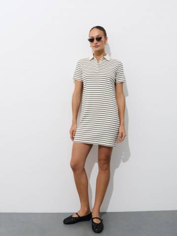 Mohito - Сукня міні з короткими рукавами - білий - L