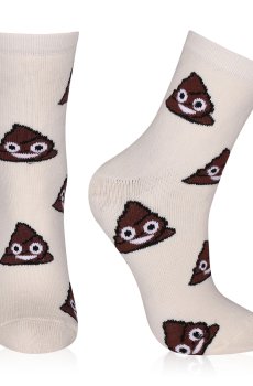 Детские носки AmiGO махровые, какашки, размер 20-22