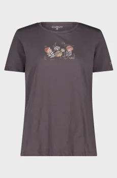 Женская коричневая футболка Коричневый 44 CMP 33F7766-Q955