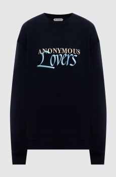 Черный свитшот Anonymous Lovers