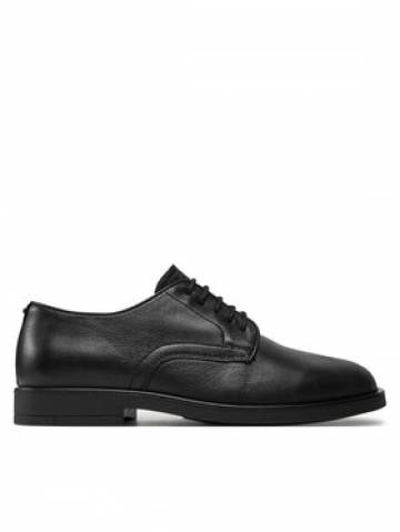 Calvin Klein Туфлі Derby Lth HM0HM01567 Чорний Calvin Klein Туфлі Derby Lth HM0HM01567 Чорний