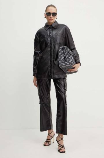 Куртка Guess MAREVA женская цвет чёрный переходная oversize W4YL22 WF8Q0 Куртка Guess MAREVA женская цвет чёрный переходная oversize W4YL22 WF8Q0