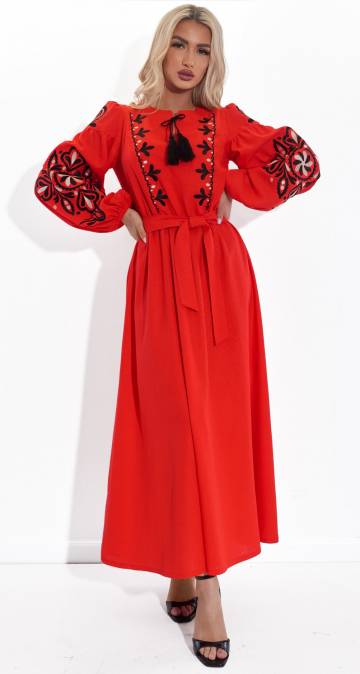 Сукнi норма Lemanta Лляна сукня з українською вишивкою 52 (7030) Сукнi норма Lemanta Лляна сукня з українською вишивкою 52 (7030)